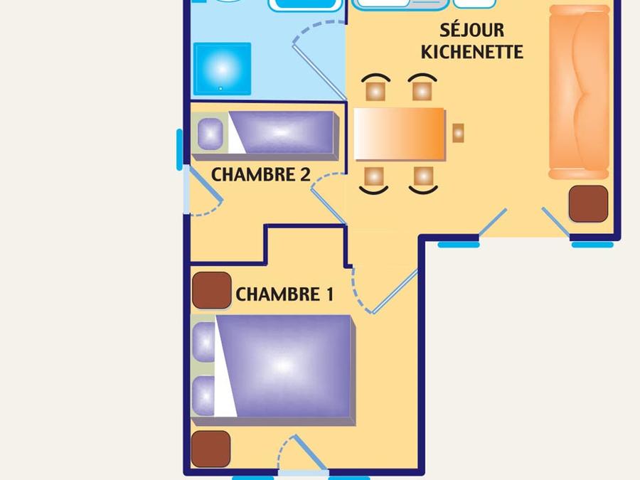 Villa 6 personnes - TV - CLIM 8