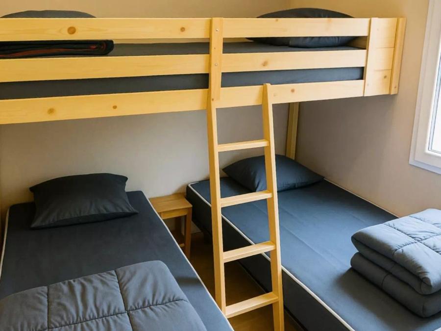 Tente en toile et en bois 7 personnes - Ecolodge 4 pièces Climatisé + TV 6