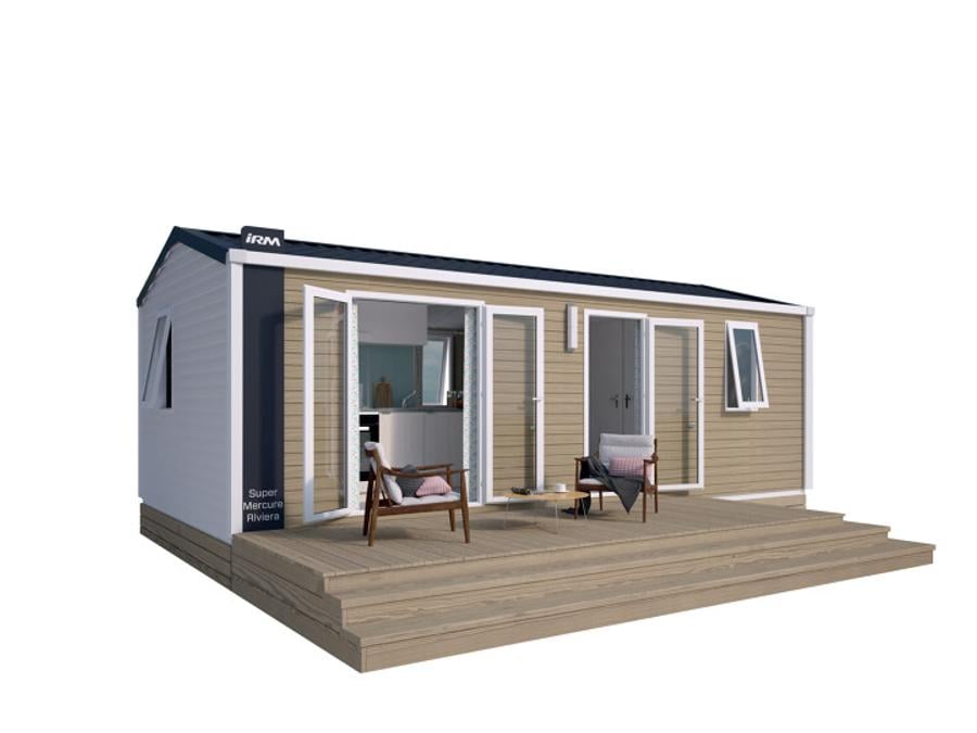 Mobilhome 4 personnes - Cottage Grand Confort 2 chambres TV - Lave vaisselle 0