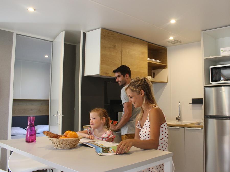 Mobilhome 6 personnes - PREMIUM PLUS - 2 chambres D 1