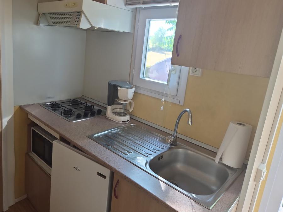 Mobilhome 4 personnes - Mobil-home Eco Nature – 2 chambres – sanitaires communs 3