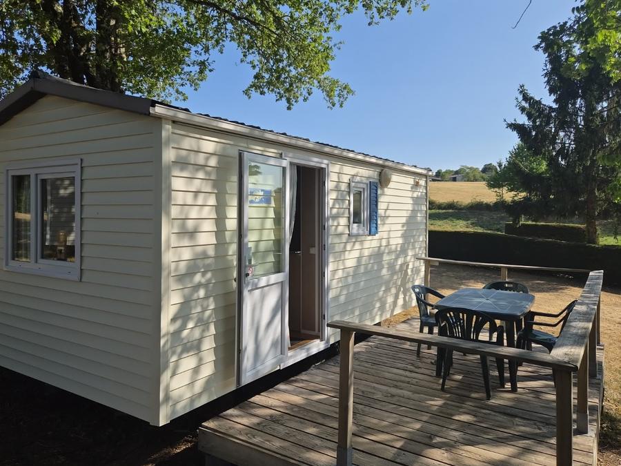 Mobilhome 4 personnes - Mobil-home Eco Nature – 2 chambres – sanitaires communs 1