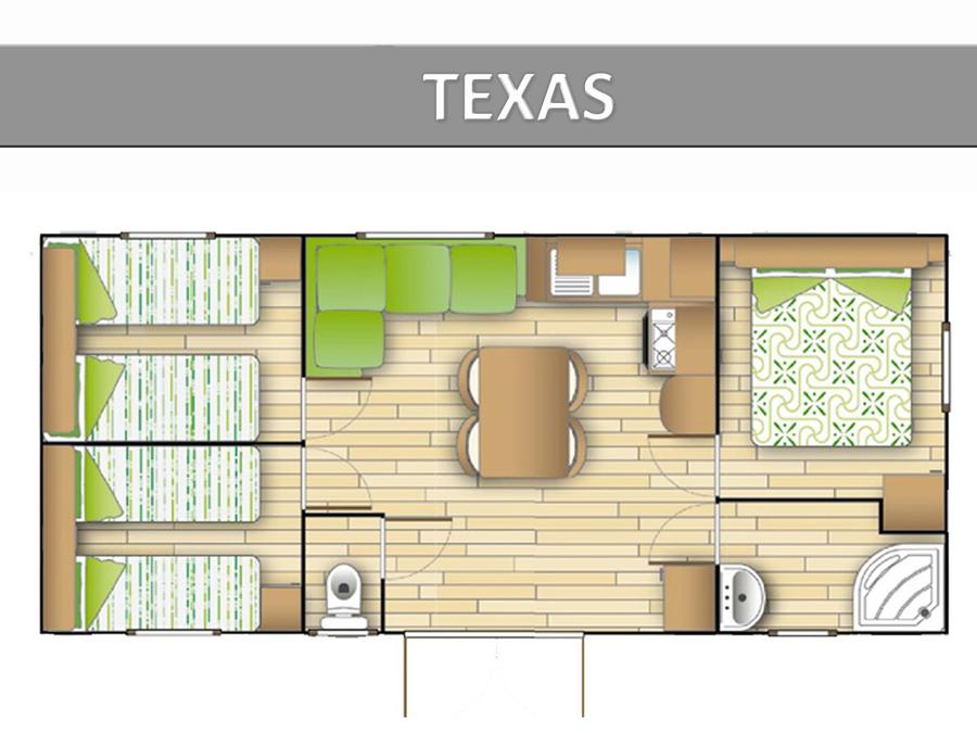 Mobilhome 8 personnes - TEXAS STANDARD. 8