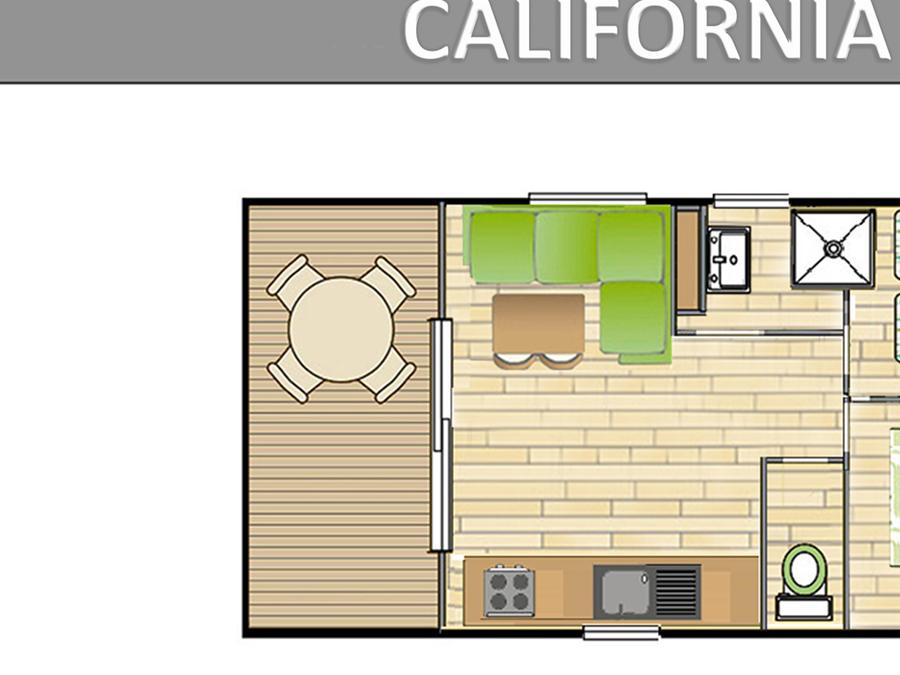 Mobilhome 4 personnes - CALIFORNIA CONFORT. 9
