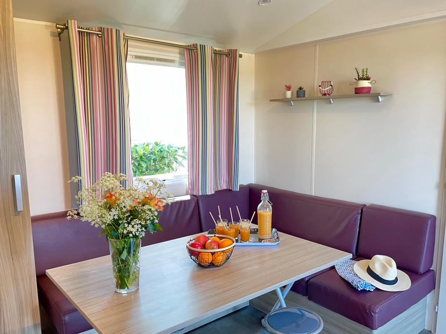 Mobilhome 8 personnes - Mobil Home Confort - 3 chambres - (32m²) 6/8 pers 1
