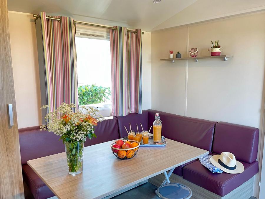 Mobilhome 8 personnes - Mobil Home Confort - 3 chambres (32m²) + Climatisation + vue vigne 6/8 pers 1