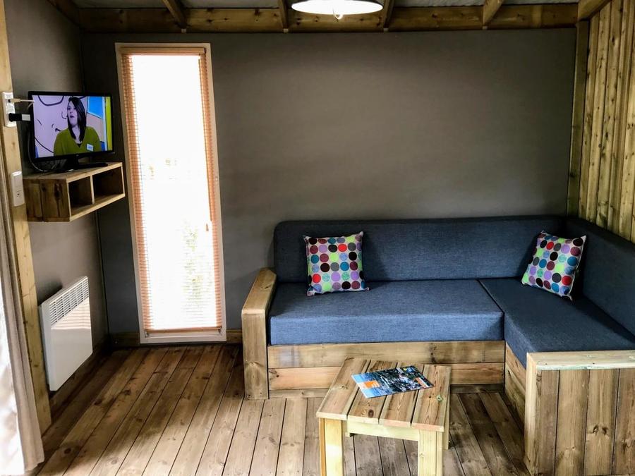 Lodge 4 personnes - Sweetflower 2ch -SPA-TV-plancha-terrasse couverte- 32m² | PREMIUM 5