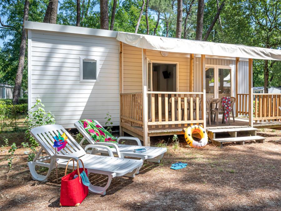 Mobilhome 5 personnes - Confort TV 2ch-TV-plancha-terrasse couverte- 26m² | CONFORT 7