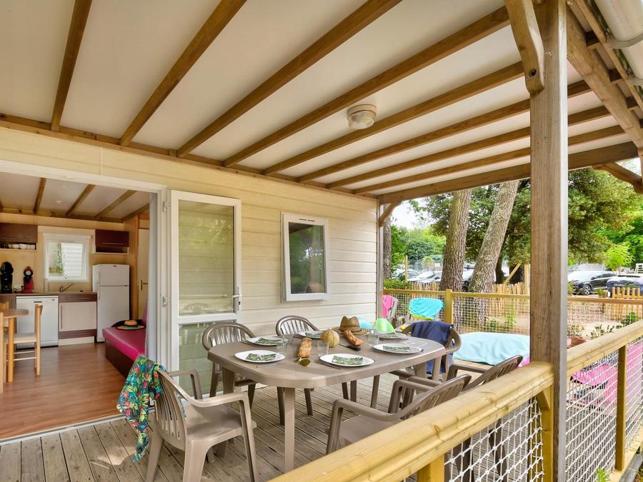 Chalet 7 personnes - Family 3ch-CLIM-terrasse XXL couverte-TV-LV-plancha-32m²| PREMIUM 3