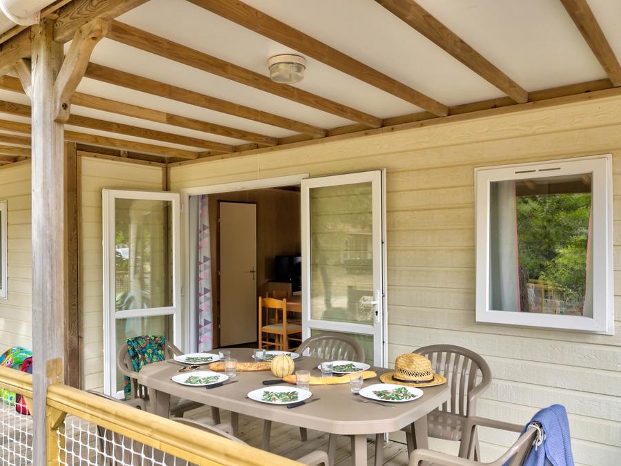 Chalet 7 personnes - Family 3ch-CLIM-terrasse XXL couverte-TV-LV-plancha-32m²| PREMIUM 2