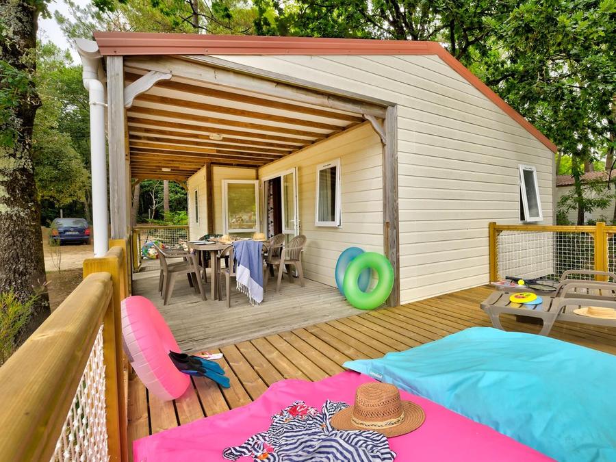 Chalet 7 personnes - Family 3ch-CLIM-terrasse XXL couverte-TV-LV-plancha-32m²| PREMIUM 1