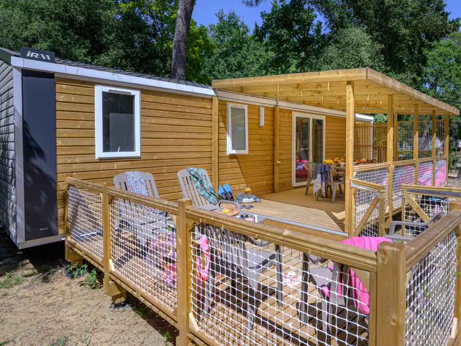 Mobilhome 8 personnes - Family 4ch-CLIM-terrasse XXL couverte-TV-LV-plancha-38m²| PREMIUM 2