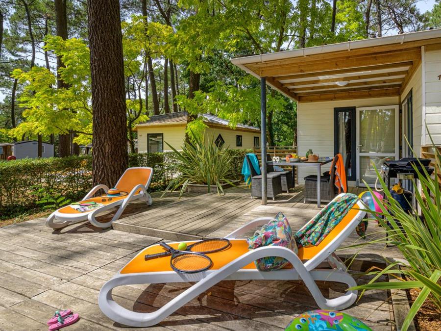 Chalet 6 personnes - Cottage Premium 3ch | PREMIUM - 32 à 40m² terrasse couv. - TV - LV 9