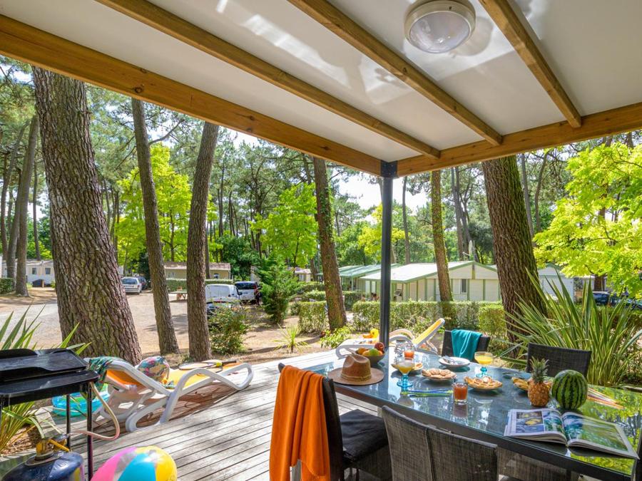 Chalet 6 personnes - Cottage Premium 3ch | PREMIUM - 32 à 40m² terrasse couv. - TV - LV 1