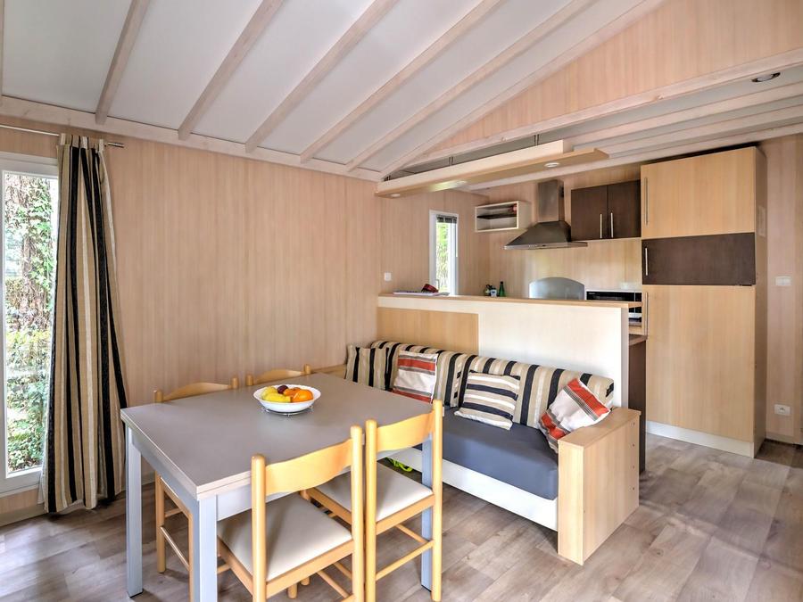 Chalet 6 personnes - Cottage Premium 3ch | PREMIUM - 32 à 40m² terrasse couv. - TV - LV 2