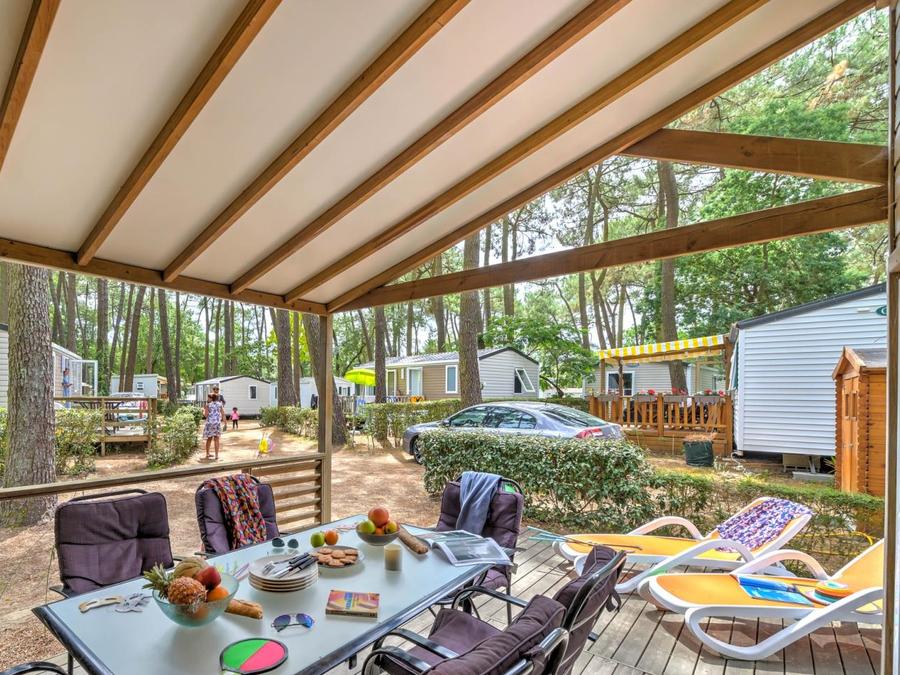 Chalet 6 personnes - Cottage Premium 3ch | PREMIUM - 32 à 40m² terrasse couv. - TV - LV 7
