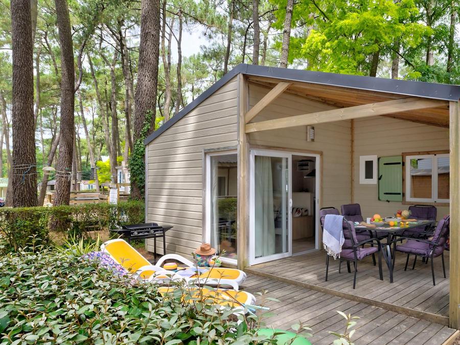 Chalet 6 personnes - Cottage Premium 3ch | PREMIUM - 32 à 40m² terrasse couv. - TV - LV 5