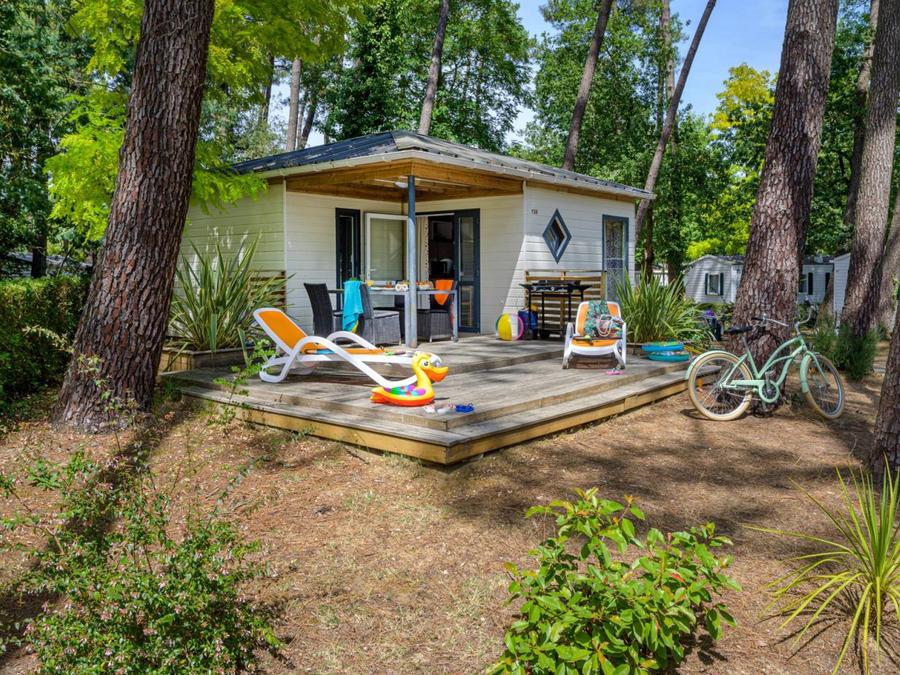 Chalet 6 personnes - Cottage Premium 3ch | PREMIUM - 32 à 40m² terrasse couv. - TV - LV 8