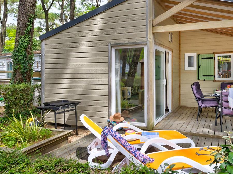 Chalet 6 personnes - Cottage Premium 3ch | PREMIUM - 32 à 40m² terrasse couv. - TV - LV 6