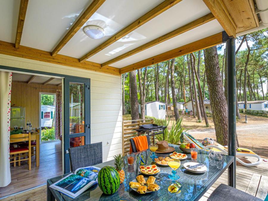 Chalet 6 personnes - Cottage Premium 3ch | PREMIUM - 32 à 40m² terrasse couv. - TV - LV 11