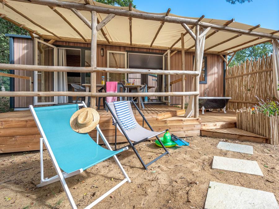 Mobilhome 6 personnes - Garden 3ch-CLIM-baignoire-TV-LV-plancha-terrasse couverte-33m² | PREMIUM 0