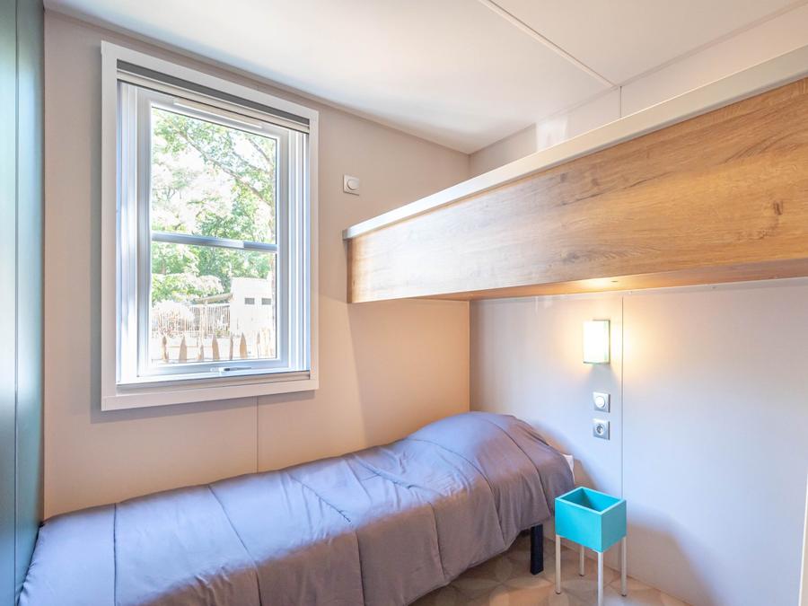 Mobilhome 6 personnes - Garden 3ch-CLIM-baignoire-TV-LV-plancha-terrasse couverte-33m² | PREMIUM 6