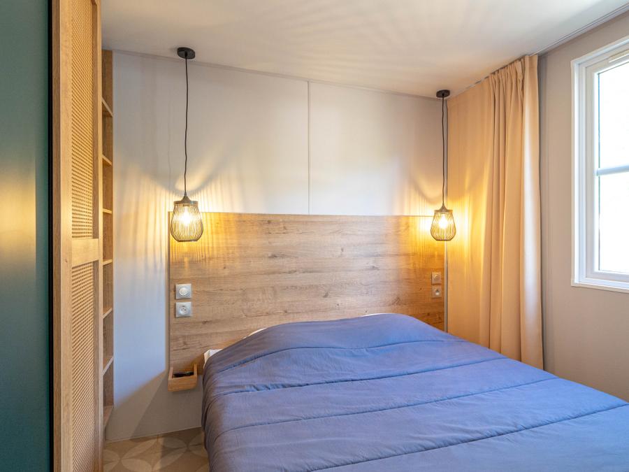Mobilhome 4 personnes - Garden 2ch-CLIM-baignoire-TV-LV-plancha-terrasse couverte-31m² | PREMIUM 6