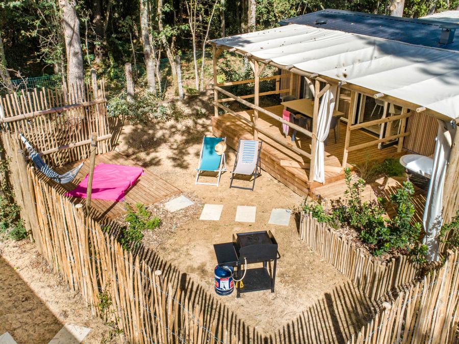 Mobilhome 4 personnes - Garden 2ch-CLIM-baignoire-TV-LV-plancha-terrasse couverte-31m² | PREMIUM 0