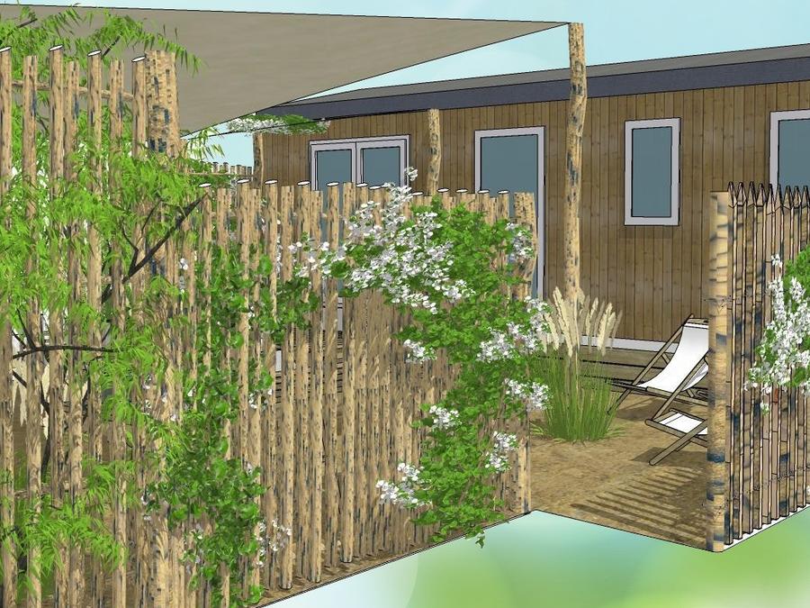 Mobilhome 10 personnes - Tribu 5ch -CLIM-2 sdb-TV-LV-Plancha-terrasse couverte-56m² | PREMIUM 3