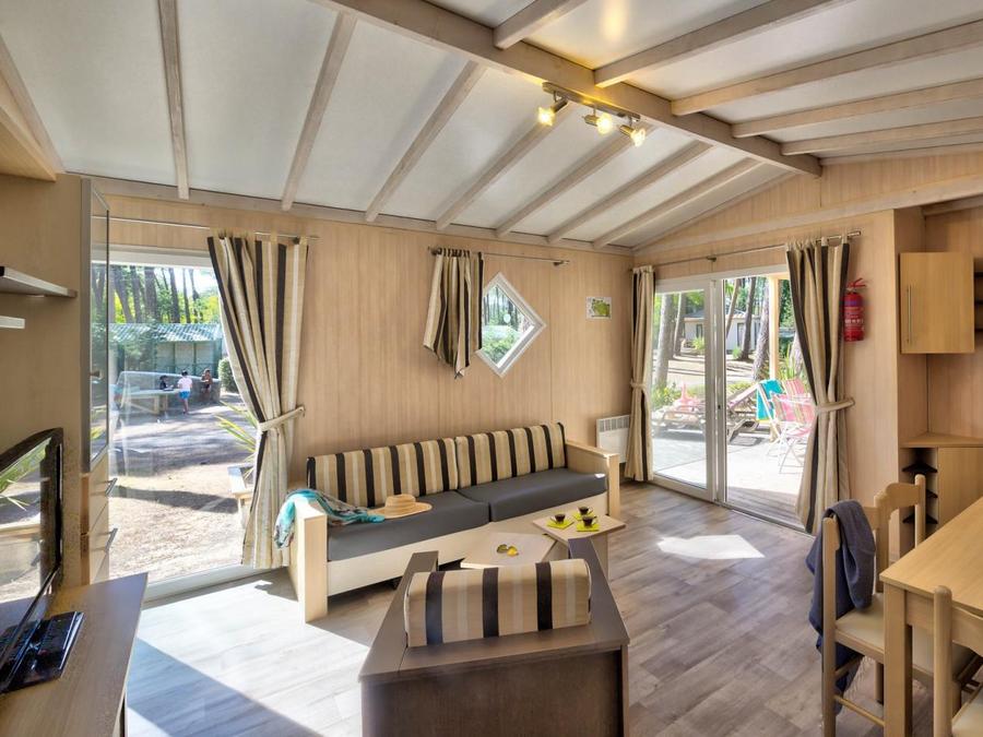 Chalet 4 personnes - Cottage Premium 2ch | PREMIUM - 32 à 50m² terrasse couv. - TV - LV 15