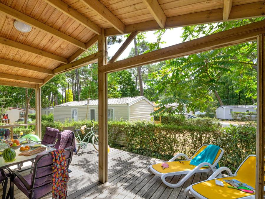 Chalet 4 personnes - Cottage Premium 2ch | PREMIUM - 32 à 50m² terrasse couv. - TV - LV 1