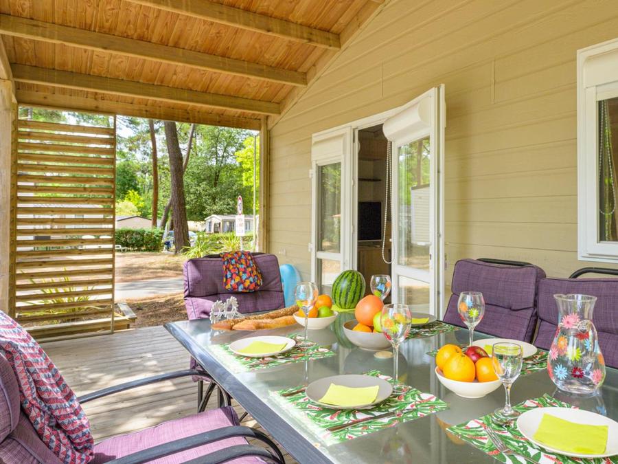Chalet 4 personnes - Cottage Premium 2ch | PREMIUM - 32 à 50m² terrasse couv. - TV - LV 10