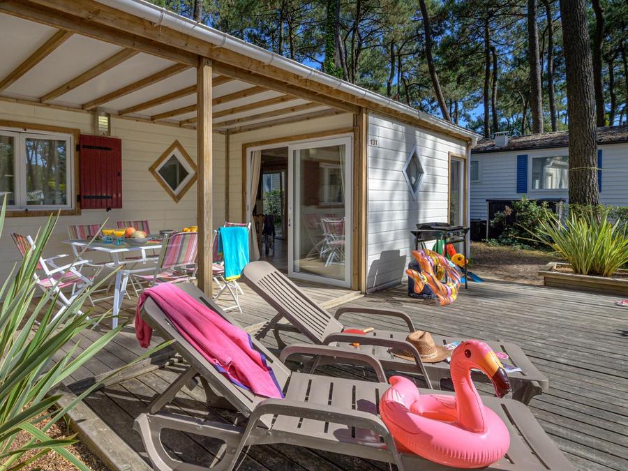 Chalet 4 personnes - Cottage Premium 2ch | PREMIUM - 32 à 50m² terrasse couv. - TV - LV 11