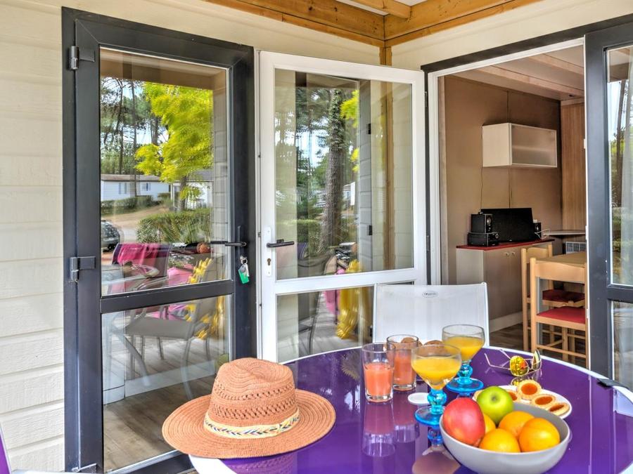 Chalet 4 personnes - Cottage Premium 2ch | PREMIUM - 32 à 50m² terrasse couv. - TV - LV 12