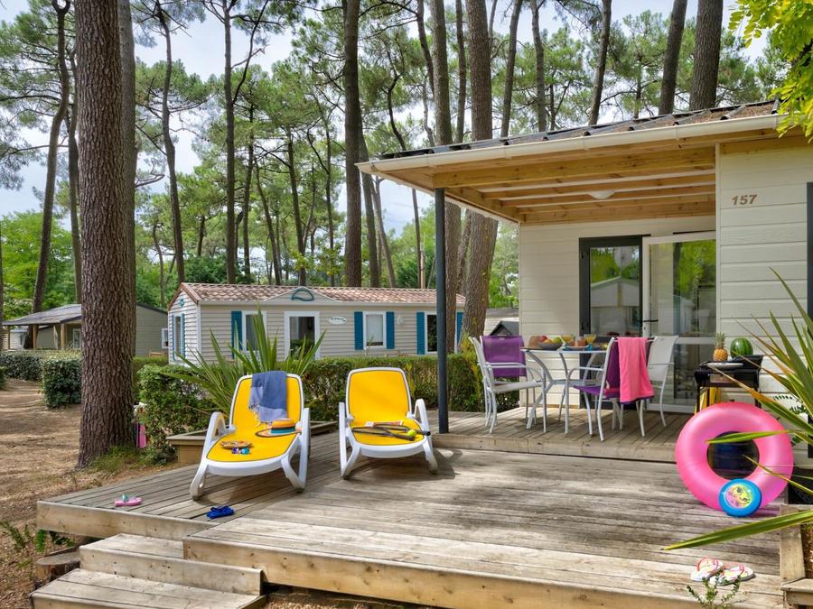 Chalet 4 personnes - Cottage Premium 2ch | PREMIUM - 32 à 50m² terrasse couv. - TV - LV 7