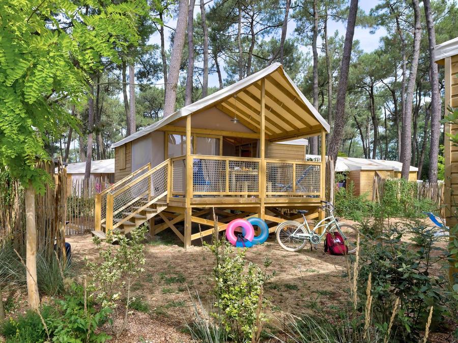 Lodge 5 personnes - Cosyflower 2ch -TV-plancha-terrasse couverte-28m² | CONFORT 0