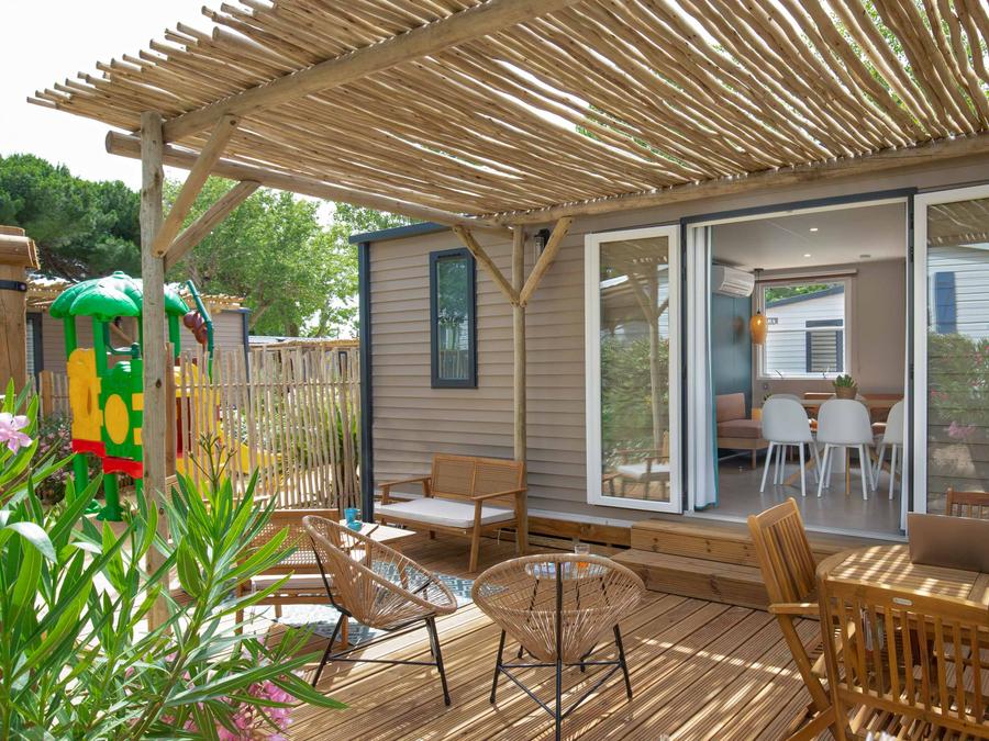 Mobilhome 6 personnes - Cottage Prestige Garden 6 Personnes - 3 Chambres Climatisé 1