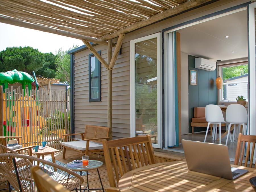 Mobilhome 6 personnes - Cottage Prestige Garden 6 Personnes - 3 Chambres Climatisé 4