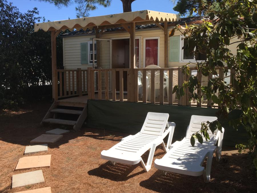 Mobilhome 4 personnes - 2 chambres non clim + terrasse 4