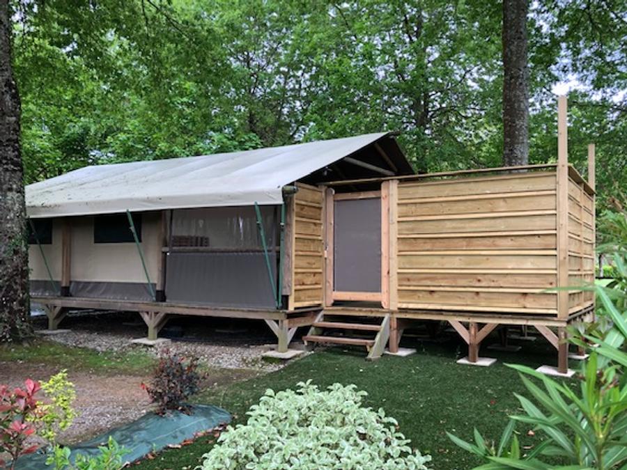 Tente en toile et en bois 5 personnes - Tente Lodge KENYA VIP 7