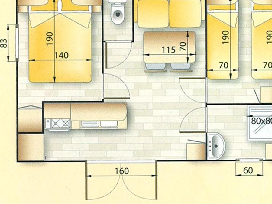 Mobilhome 4 personnes - ZION 3