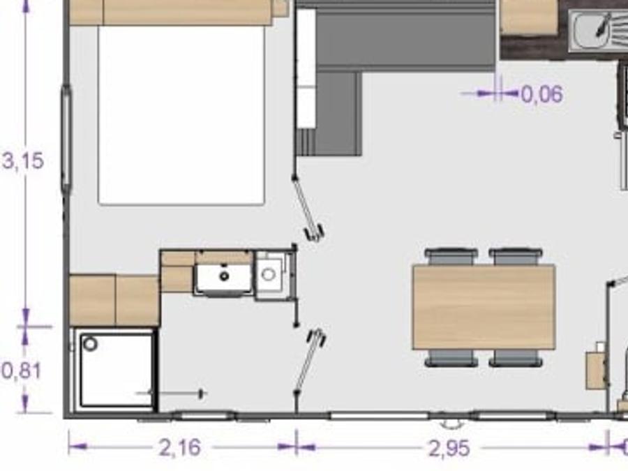Mobilhome 6 personnes - Elite 12