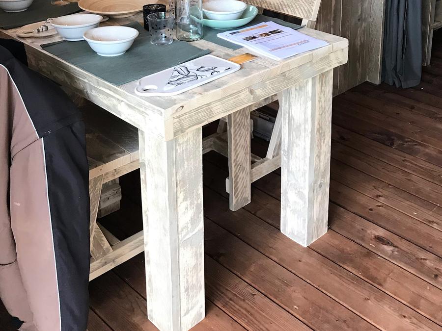 Tente en toile et en bois 4 personnes - SAFARI - 2 chambres 2