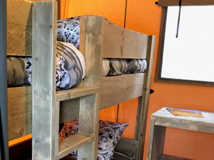 Tente en toile et en bois 4 personnes - SAFARI - 2 chambres 5
