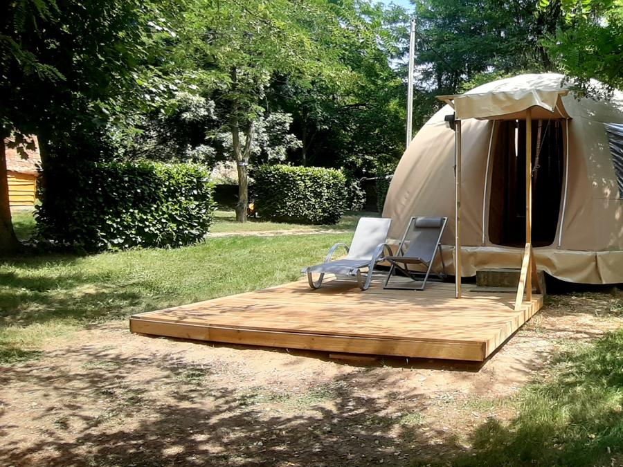 Unique 4 personnes - Dôme WIGWAM avec sanitaires 27 m² 0