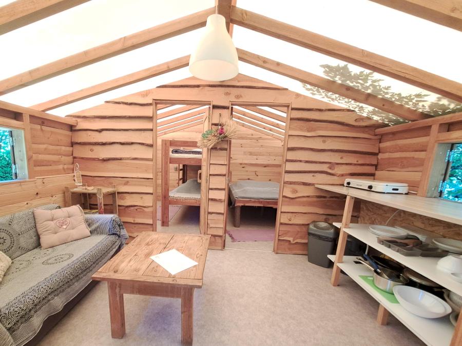 Chalet 5 personnes - CABANE TRAPPEUR sans sanitaires 19.5 m² 10