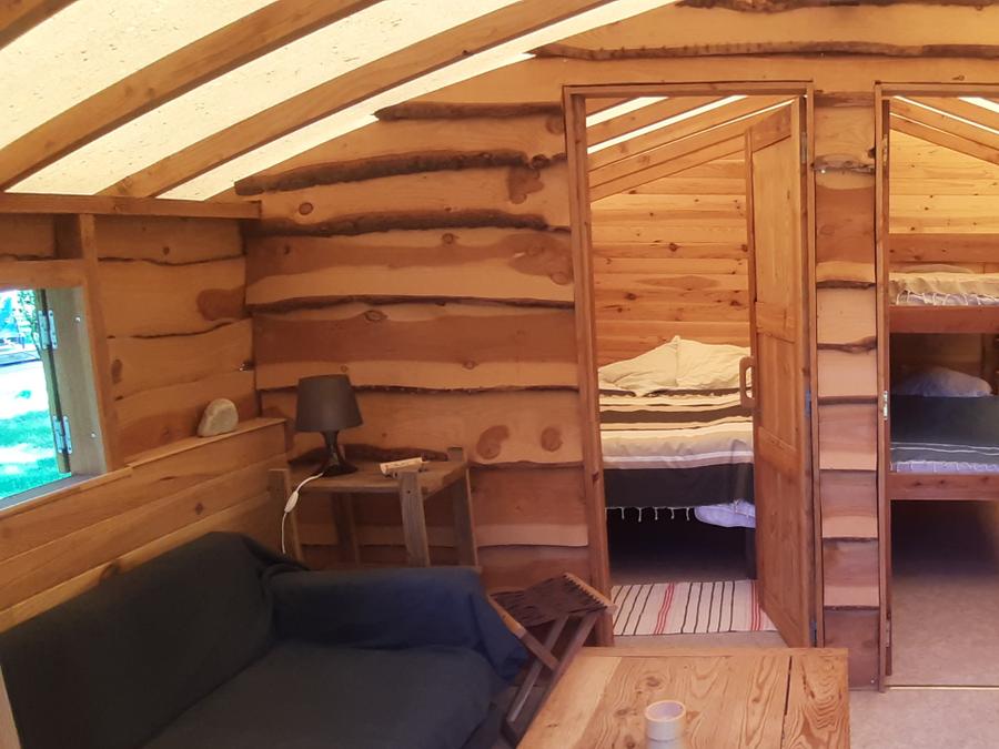 Chalet 5 personnes - CABANE TRAPPEUR sans sanitaires 19.5 m² 2