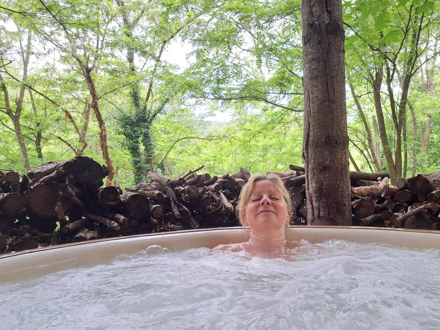 Unique 4 personnes - CABANE PERCHEE avec salle de bain et SPA 6