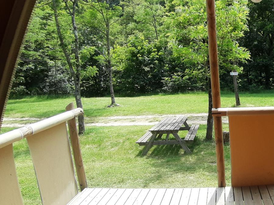Bungalow toilé 7 personnes - JUNGLE LODGE sans sanitaires 31 m² 9