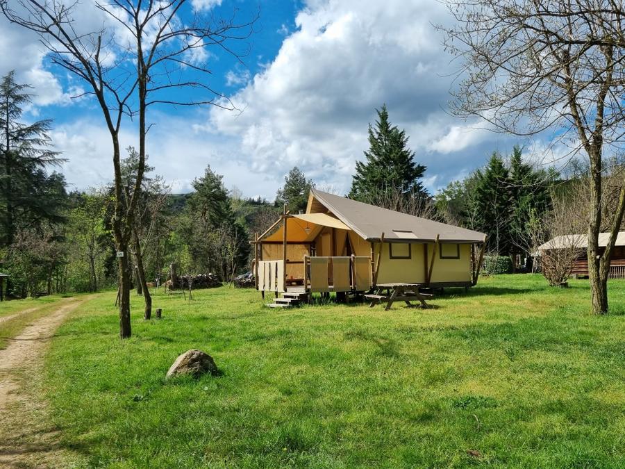 Bungalow toilé 7 personnes - JUNGLE LODGE sans sanitaires 31 m² 6